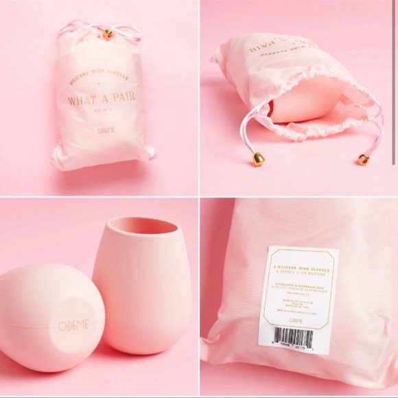 Odeme Accessories - NWT Odeme silicon wine glasses